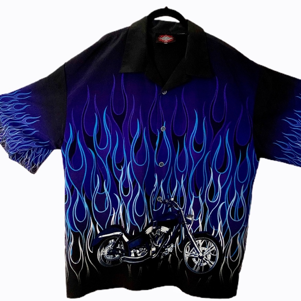 Dragonfly Roadhouse button down shirt. Men’s 3xl